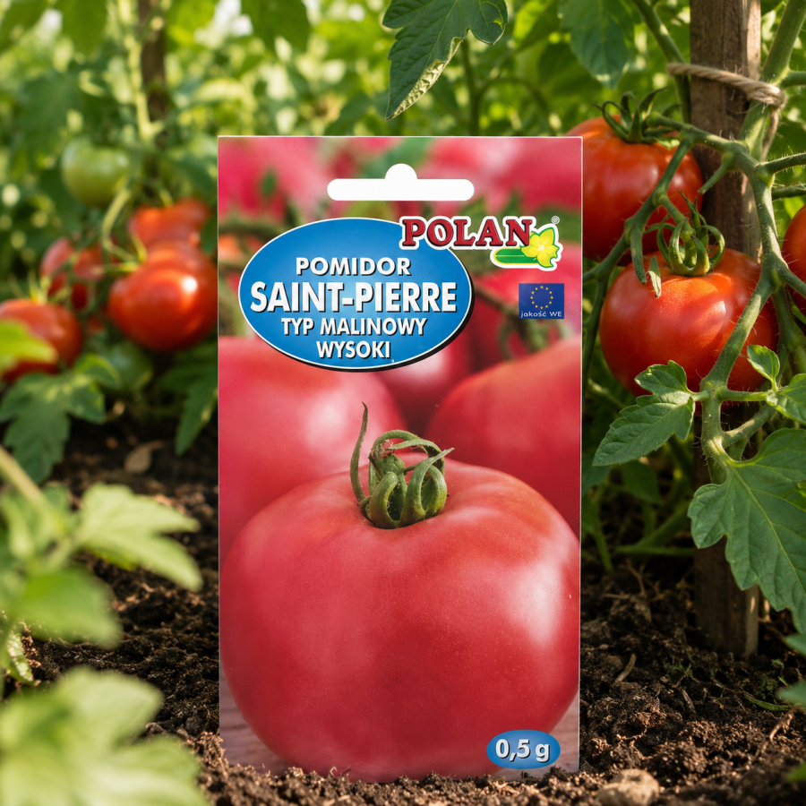 Pomidor Saint Pierre 0,5 g – duże, kuliste i smaczne owoce