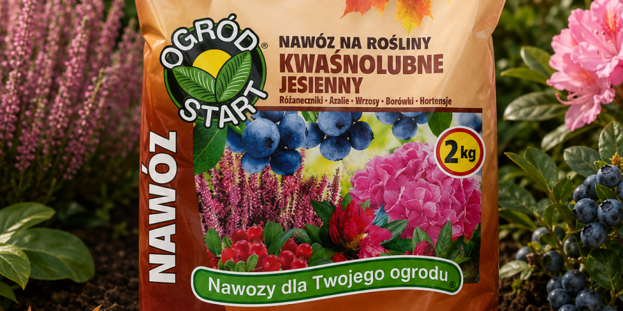 OGRÓD STAR Nawóz jesienny do kwaśnolubnych 2kg – granulowany nawóz zakwaszający
