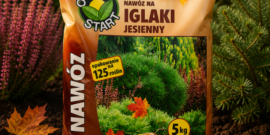 OGRÓD STAR Nawóz jesienny na iglaki 5kg – granulowany nawóz bez azotu PK 6-18