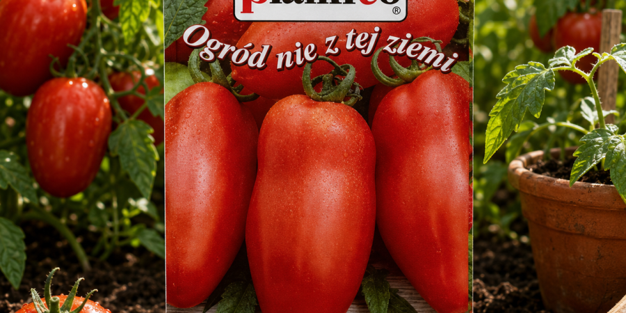 Pomidor San Marzano 3 0,2 g – mięsiste owoce typu długa gruszka