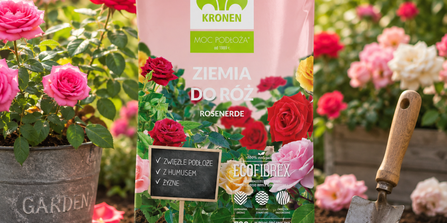 KRONEN Ziemia do Róż 20 L – specjalistyczne podłoże do róż