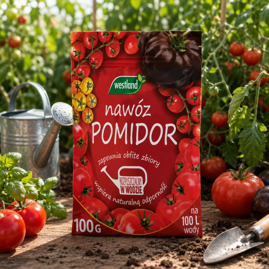 WESTLAND Nawóz krystaliczny do pomidorów 100 g – obfite owocowanie i zdrowy wzrost