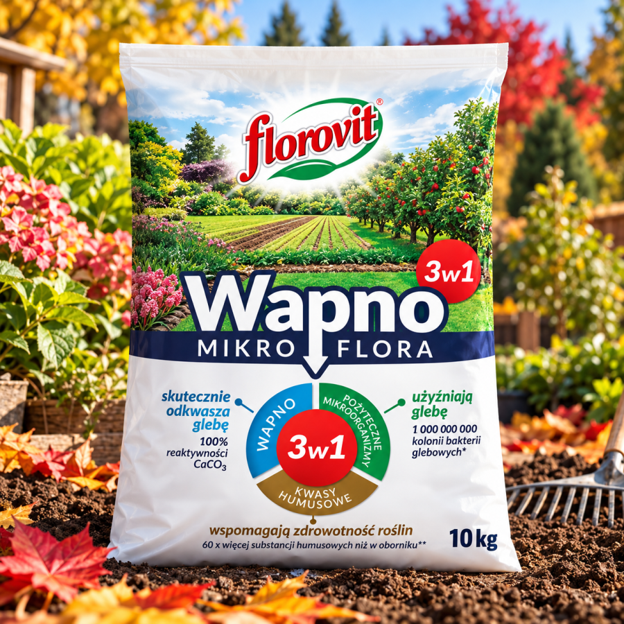 FLOROVIT Wapno nawozowe 3w1 10kg