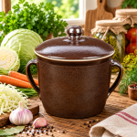 Kamionka  1,8l prosty z pokrywką