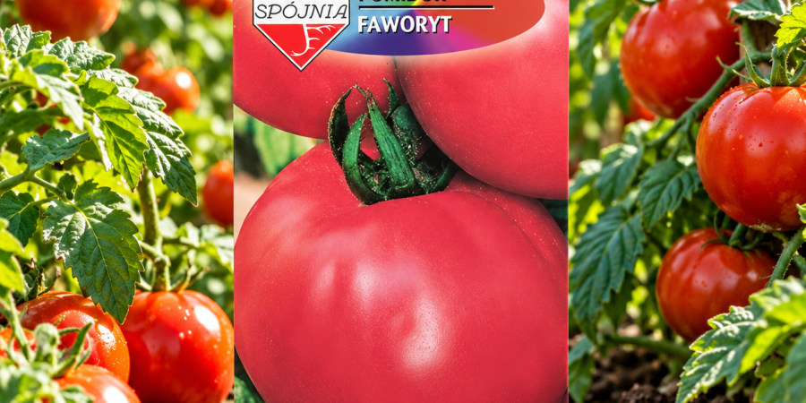 Pomidor Faworyt 0,5g-nasiona pomidora malinowego o bardzo dużych owocach do 500 g