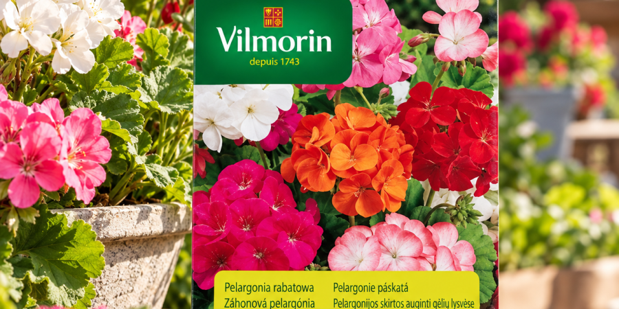 VILMORIN Pelargonia rabatowa mix op.10szt