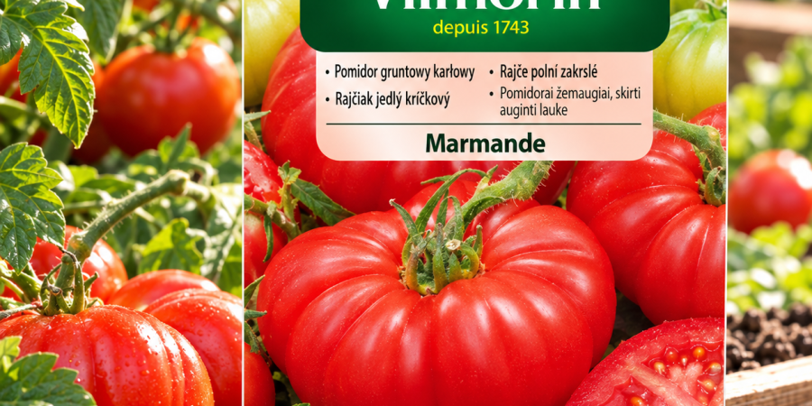 Pomidor Marmande gruntowy karłowy - 1g
