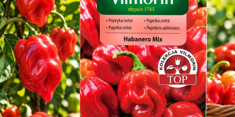 Papryka Habanero Mix ostra - 25 nasion