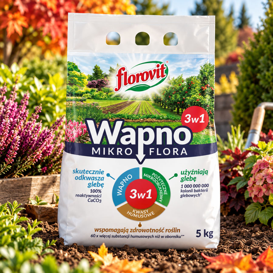FLOROVIT Wapno nawozowe 3w1 5kg