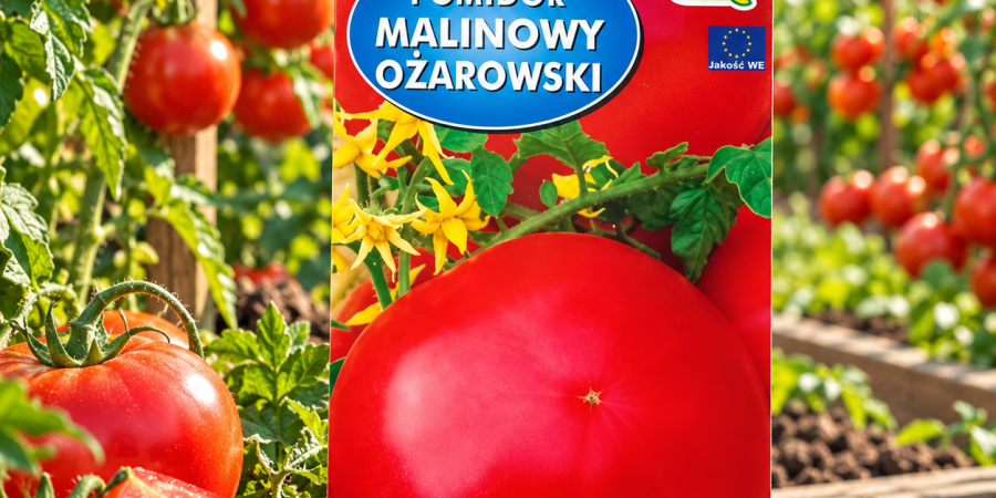 Pomidor Malinowy Ożarowski Op. 0,5g – nasiona wczesnego, wysokiego pomidora malinowego o dużych i smacznych owocach
