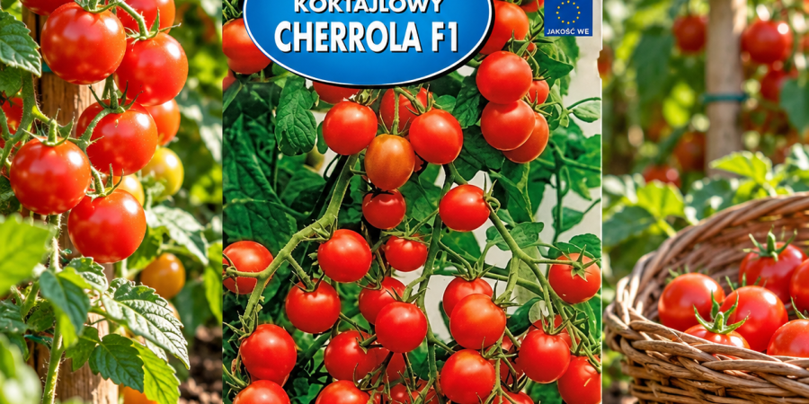 Pomidor koktajlowy Cherrola F1 – bardzo plenny pomidor koktajlowy