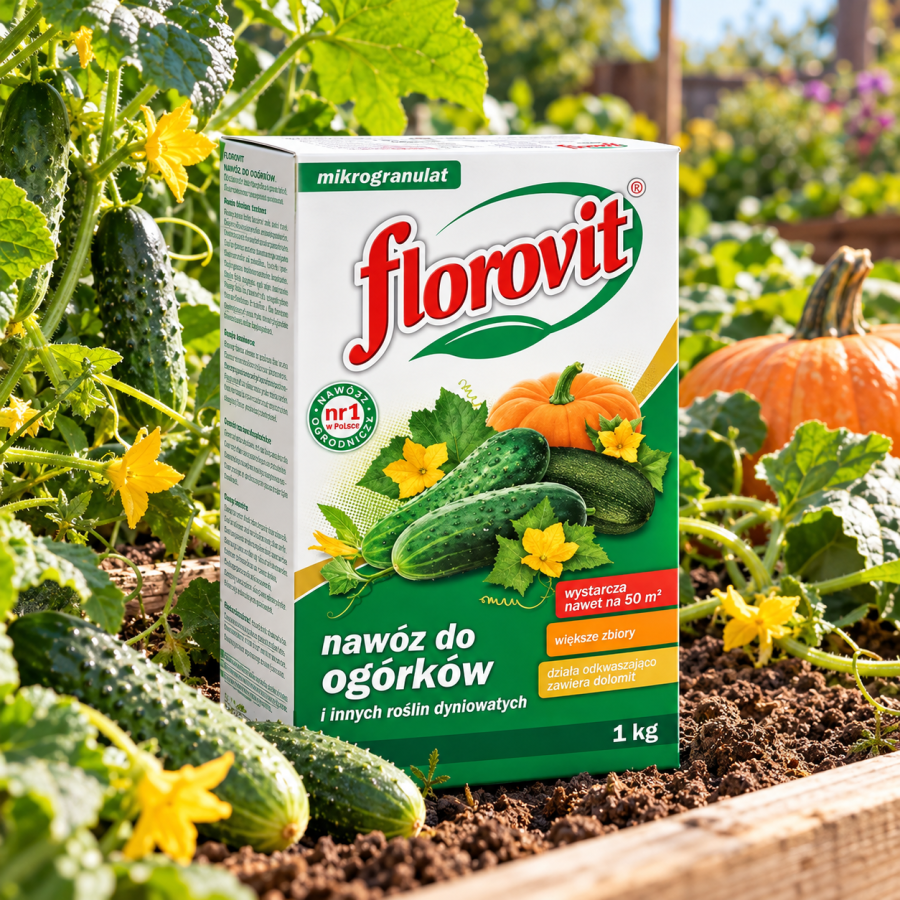 FLOROVIT Nawóz do ogórków i dyniowatych 1kg