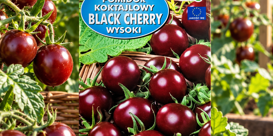 Pomidor Black Cherry 0,1g– słodki, ciemny pomidor koktajlowy